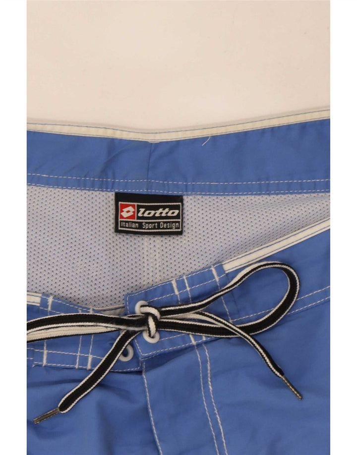 Lotto Herren-Badeshorts, groß, blau, Farbblock