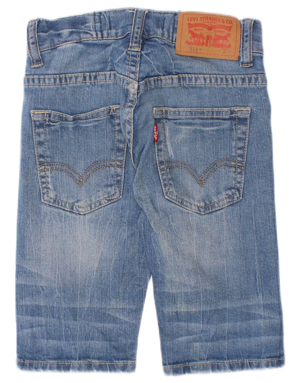 Levi's Jungen 511 Slim Fit Denim Shorts 3–4 Jahre W20 Blaue Baumwolle