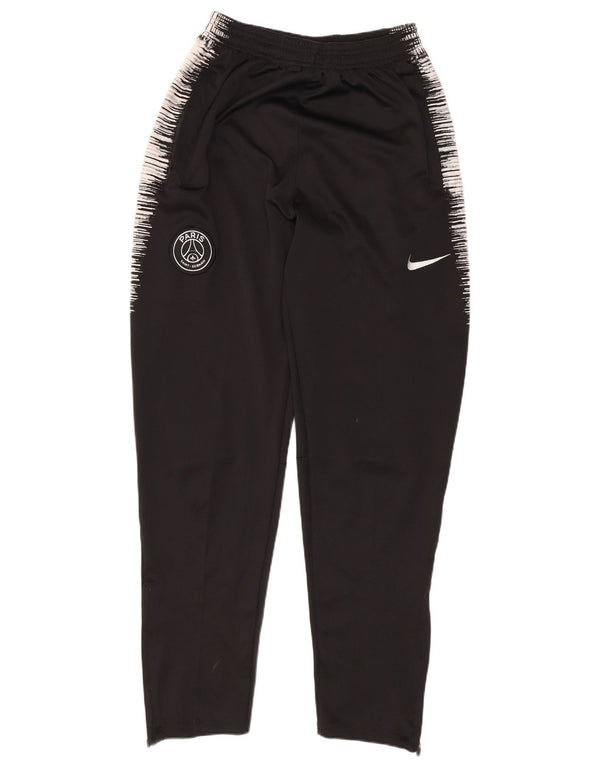 Nike Herren Dri Fit Trainingshose Mittelschwarzes Nadelstreifen-Polyester