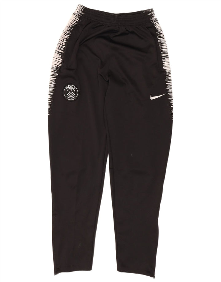 Nike Herren Dri Fit Trainingshose Mittelschwarzes Nadelstreifen-Polyester