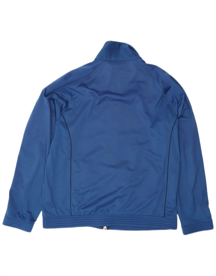 Champion Herren-Trainingsanzug-Top-Jacke XL, blaues Polyester