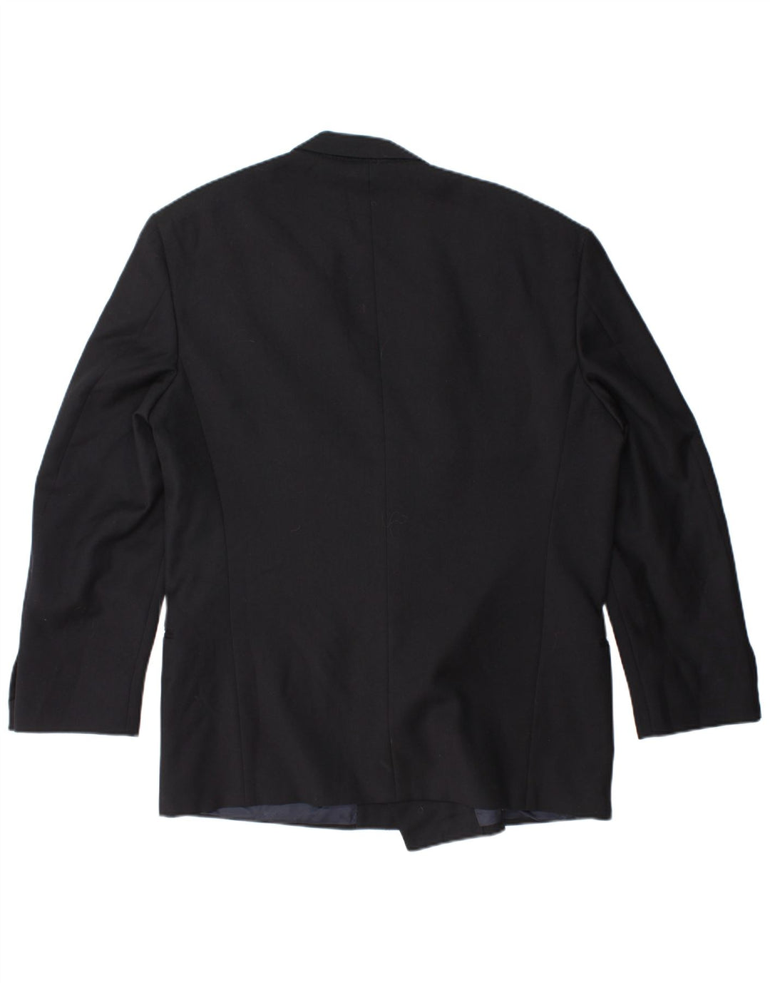 Valentino Herren-Blazer, zweireihig, IT 52 XL, schwarze Schurwolle