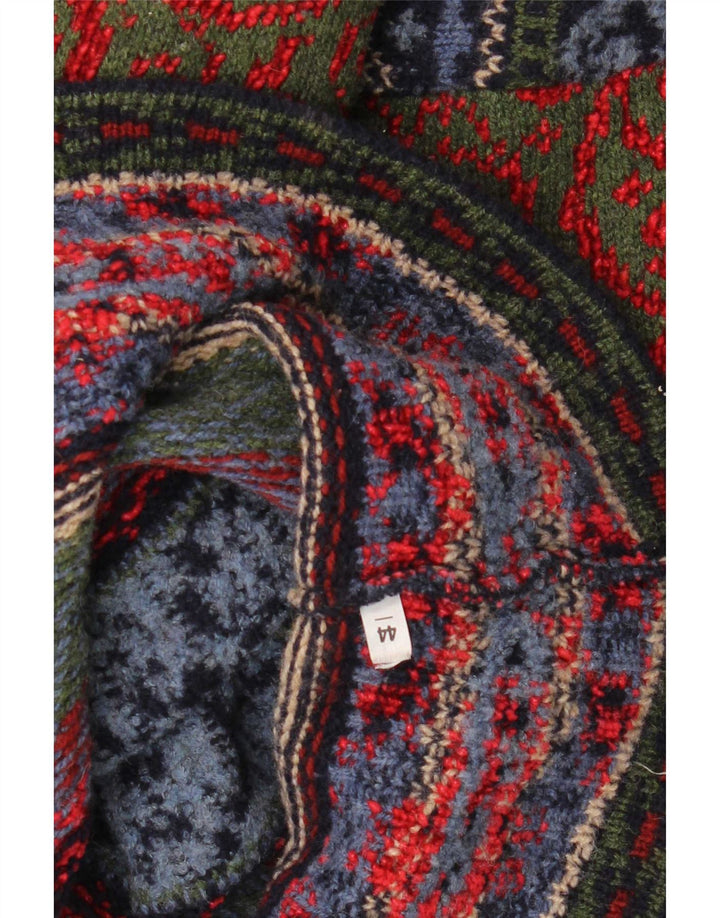 Vintage Herren Pullover mit Rundhalsausschnitt IT 44 Medium Mehrfarbig Fair Isle