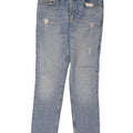 Reiss Herren Distressed Slim Jeans W32 L30 Blaue Baumwolle