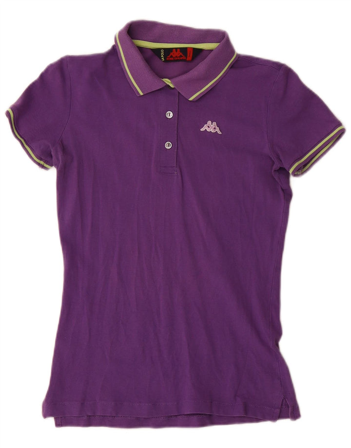 Kappa Damen Poloshirt UK 10 Small Lila