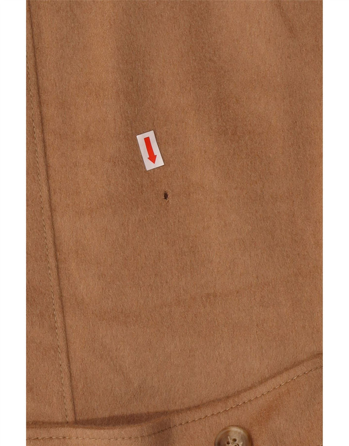 MAX MARA Damen-Blazerjacke mit 4 Knöpfen, UK 14, Größe L, Beige, Kamelhaar, klassisch