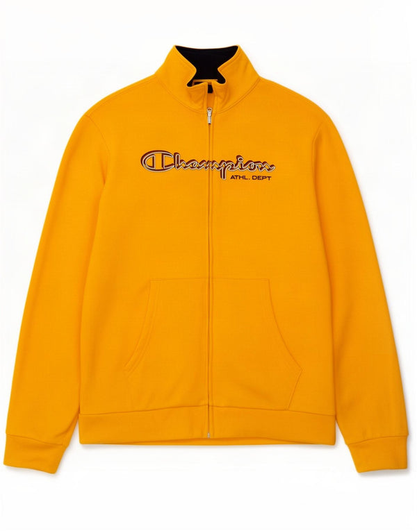 Champion Jungen-Trainingsanzugoberteil mit Grafik, 15–16 Jahre, 2XL, gelbe Baumwolle