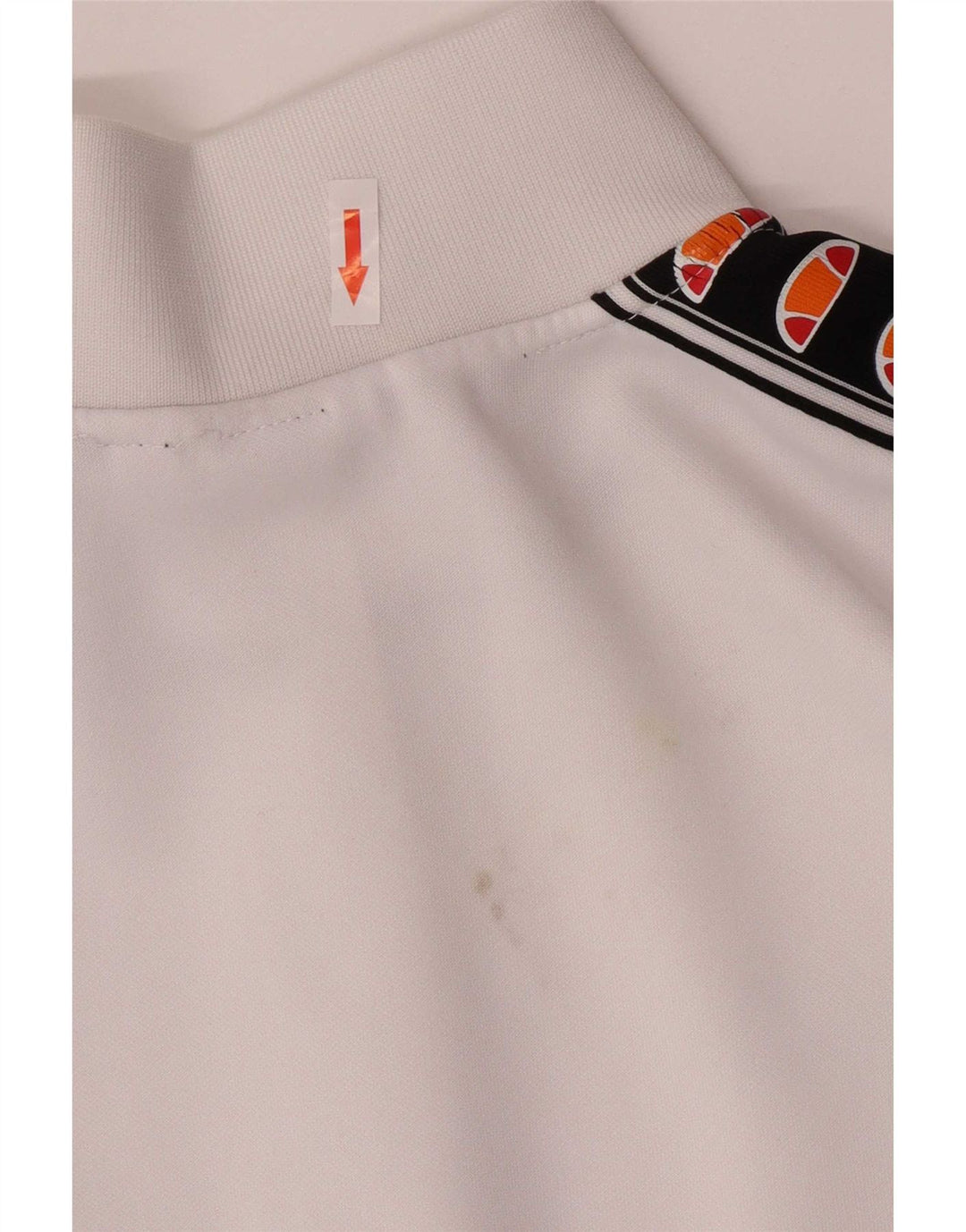 Ellesse Herren-Trainingsanzug, Oberteil, Jacke, Größe S, Weiß, Polyester, Sport
