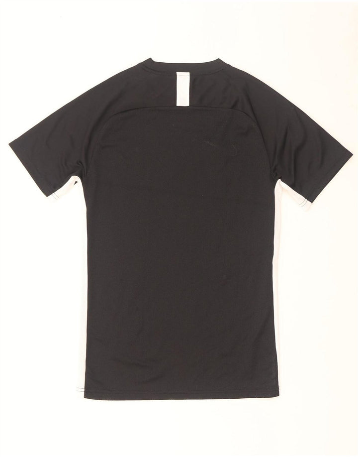 Nike Herren Dri Fit T-Shirt Top Small Schwarz Farbblock