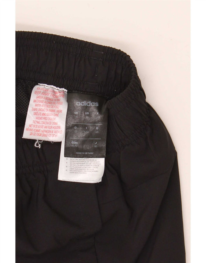 Adidas Jungen-Trainingshose, Jogginghose, 7–8 Jahre, schwarzes Polyester
