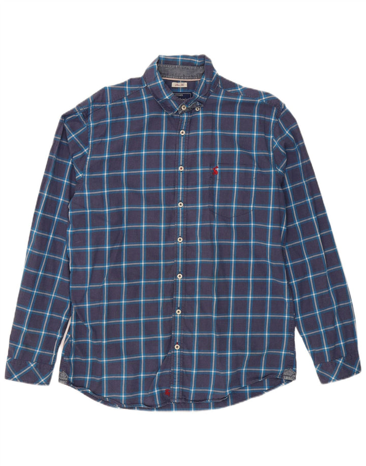 JOULES Slim-Fit-Hemd für Herren, groß, marineblau, kariert, Baumwolle