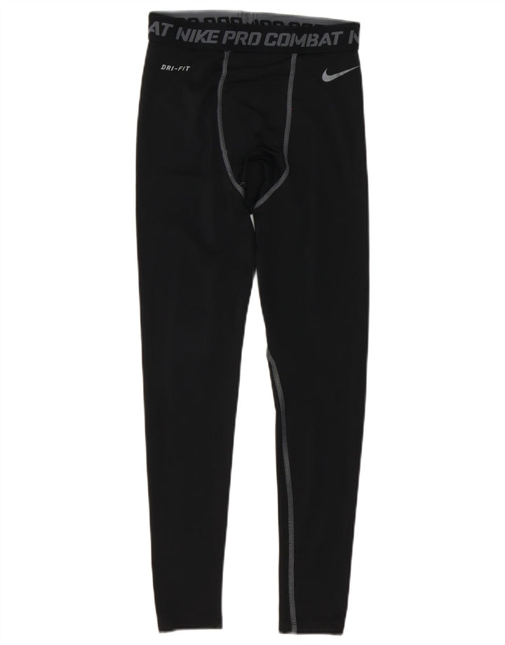 Nike Herren-Leggings mit Dri-Fit-Grafik, Größe S, Schwarz, Synthetik