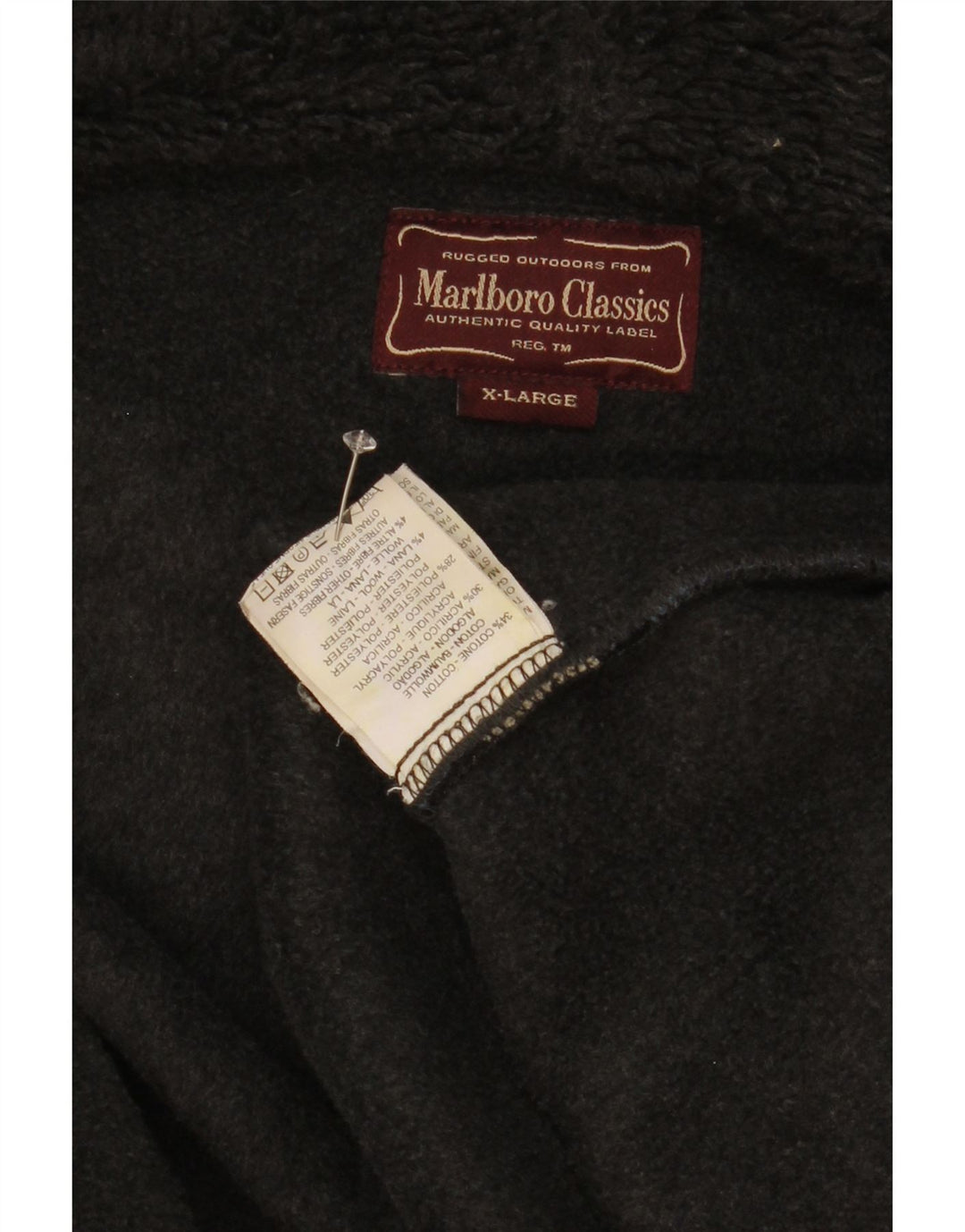 Marlboro Classics Herren-Bomberjacke mit Kapuze, UK 42, XL, mehrfarbig kariert