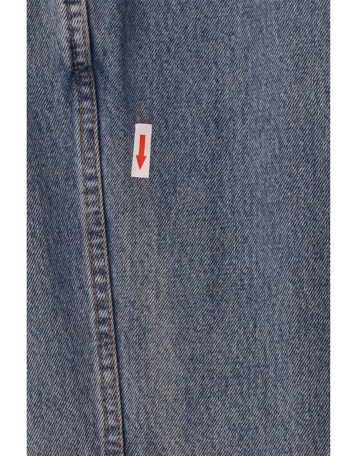 Wrangler Herren Straight Jeans W34 L32 Blaue Baumwolle