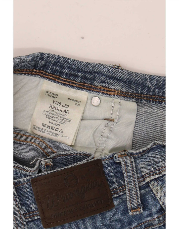 Wrangler Herren-Jeans mit normaler Passform, gerade Passform, W38, L32, Blau, Baumwolle