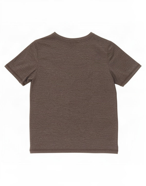 Adidas Jungen T-Shirt mit normaler Passform und Grafik, 9–10 Jahre, Größe S, Grau, Polyester