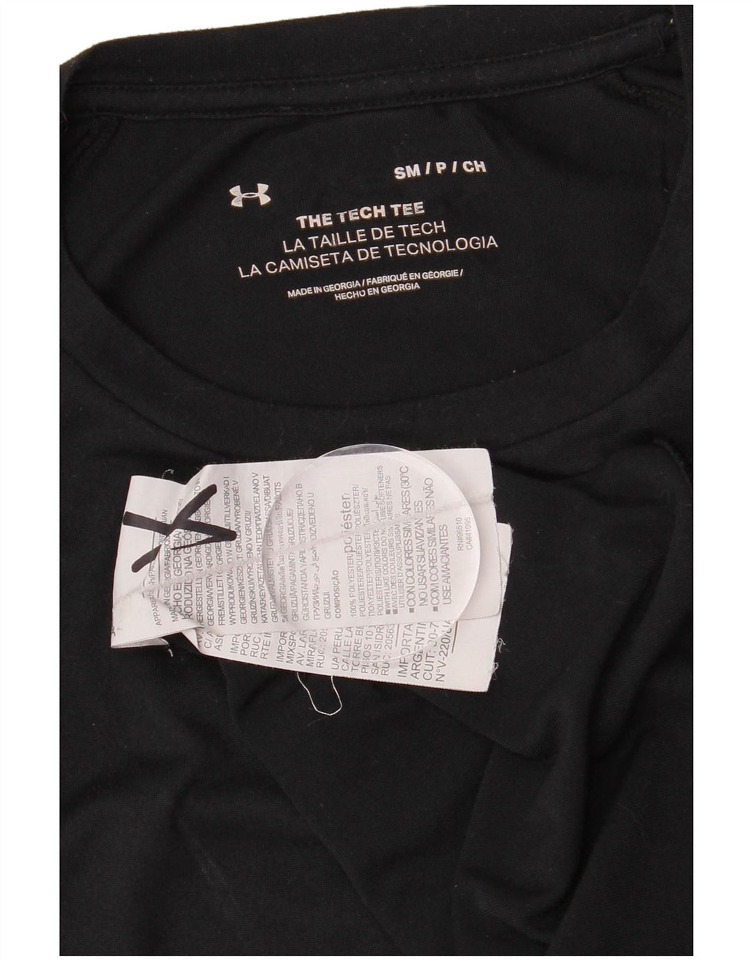 Under Armour Herren T-Shirt Top Small Schwarz Polyester