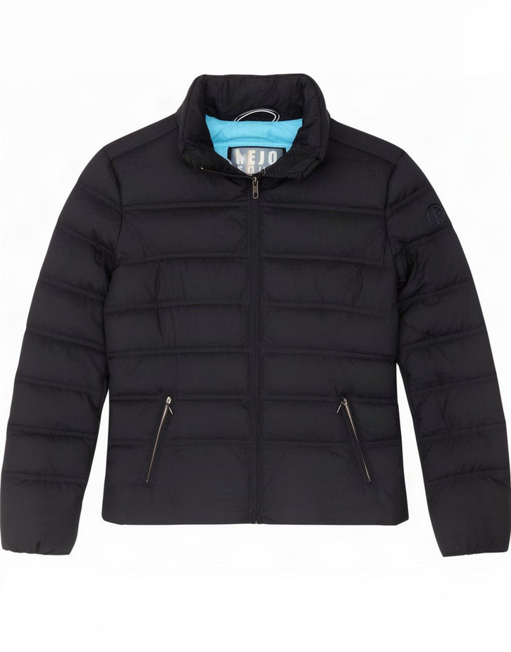 Kejo Damen Wattierte Jacke IT 42 Medium Marineblau Polyester
