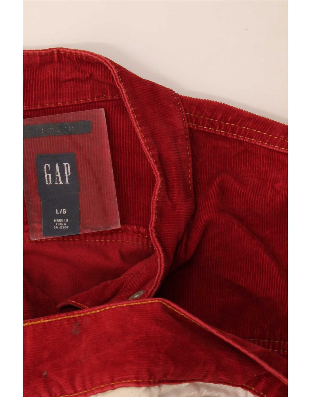 Gap Damen Cordjacke UK 16 Large Rot