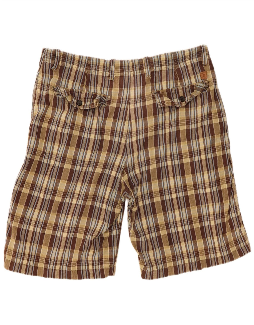 Izod Herren-Chinoshorts W36, groß, grün kariert, Baumwolle