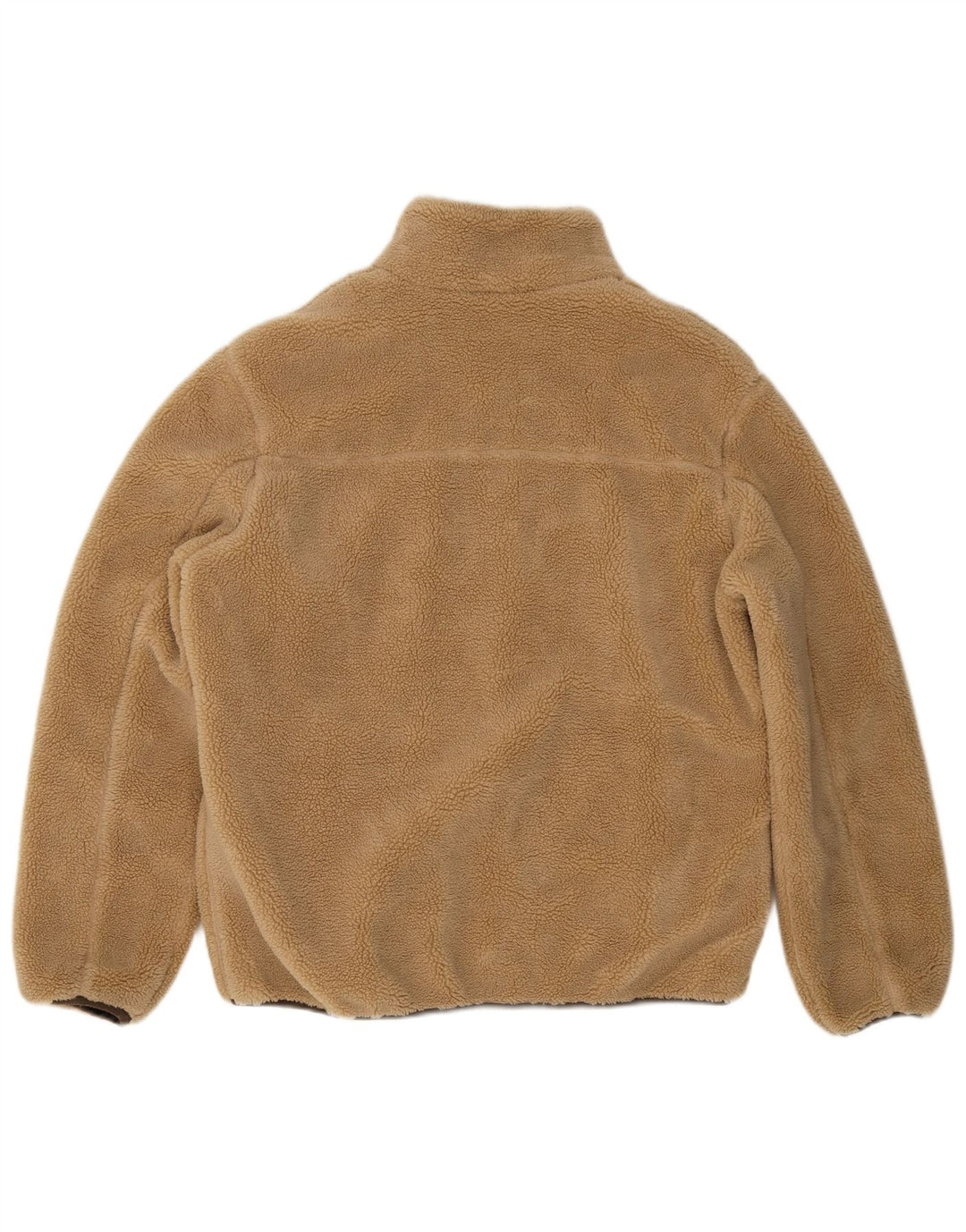 Zara Herren Fleecejacke UK 38 Medium Beige Polyester