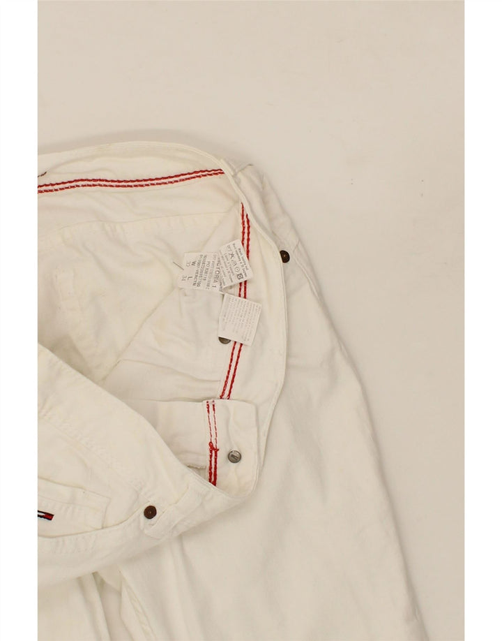 TOMMY HILFIGER Womens Slim Jeans W32 L34  White Cotton Vintage Tommy Hilfiger and Second-Hand Tommy Hilfiger from Messina Hembry 