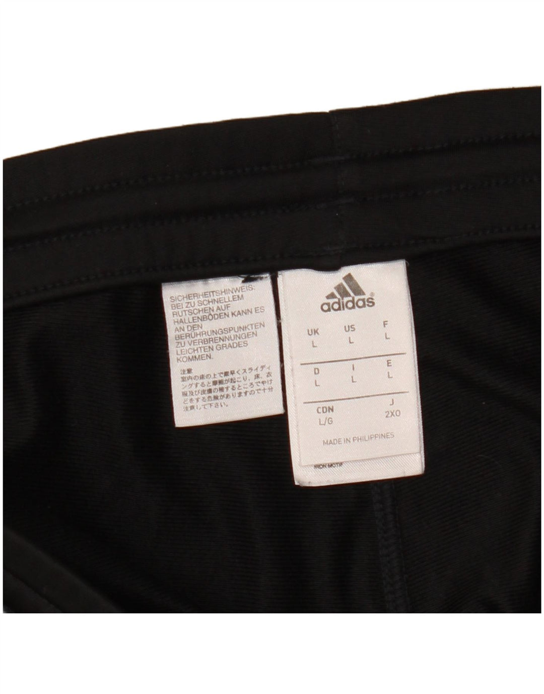 Adidas Herren-Trainingshose, Jogginghose, Größe L, Schwarz, Polyester