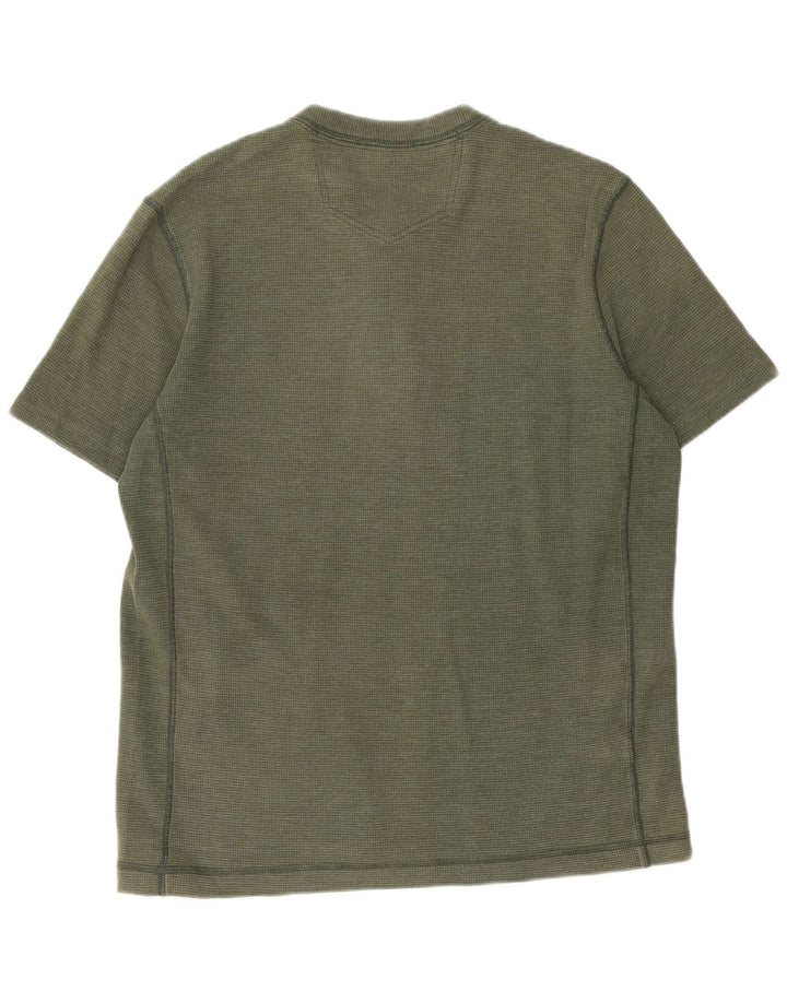 EDDIE BAUER Herren T-Shirt Top mittelgrüne Baumwolle