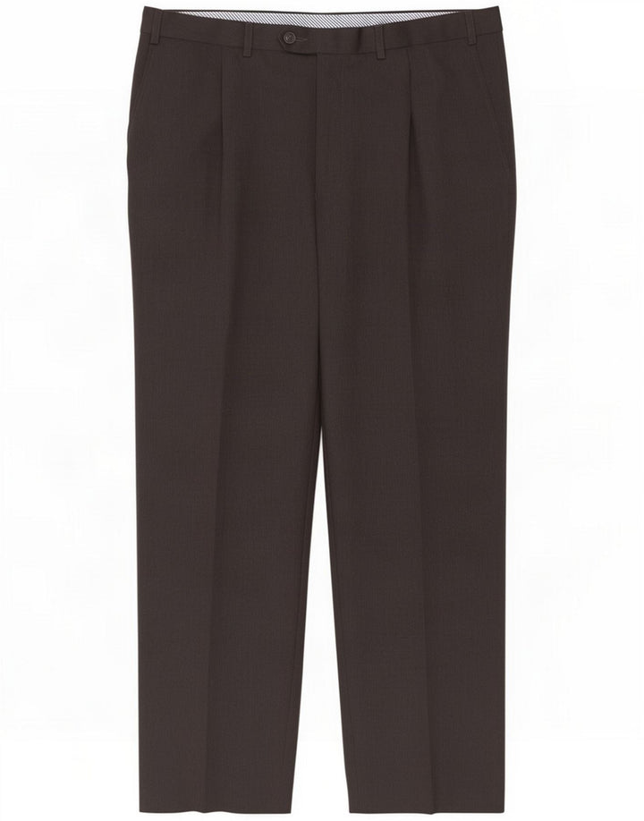 Marks & Spencer Mens Pegged Regular Suit Hose W38 L29 Graues Polyester