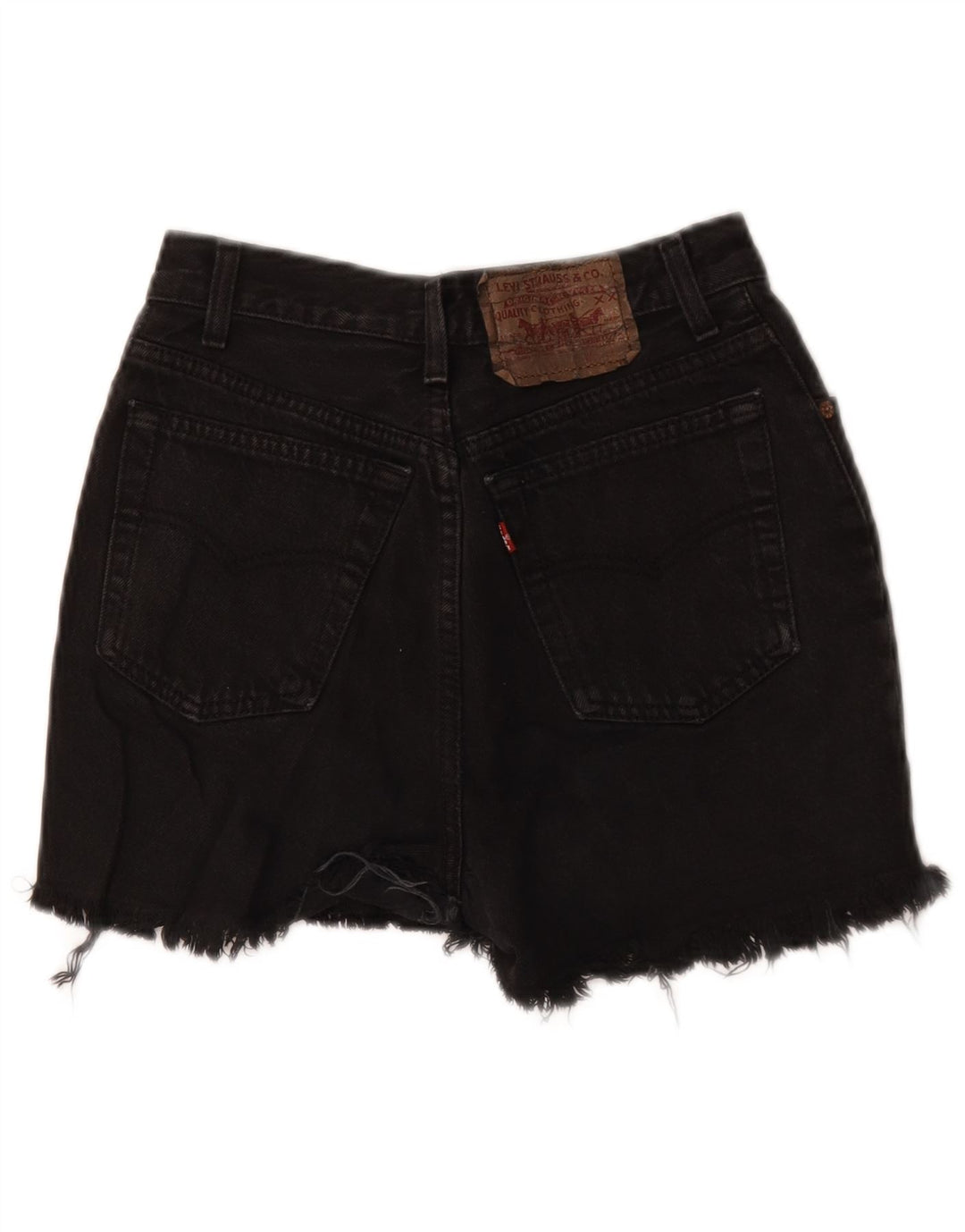 Levi's Damen Jeansshorts W24 XS Schwarz