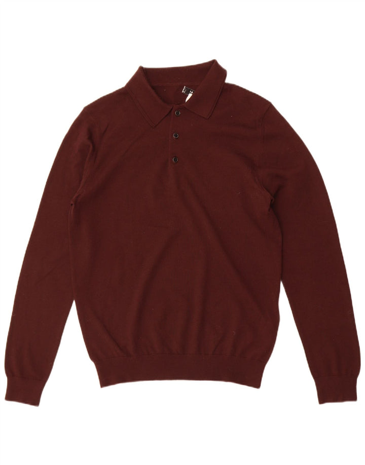 Reiss Herren Rollkragenpullover aus Merinowolle in mittlerer Kastanienbraun