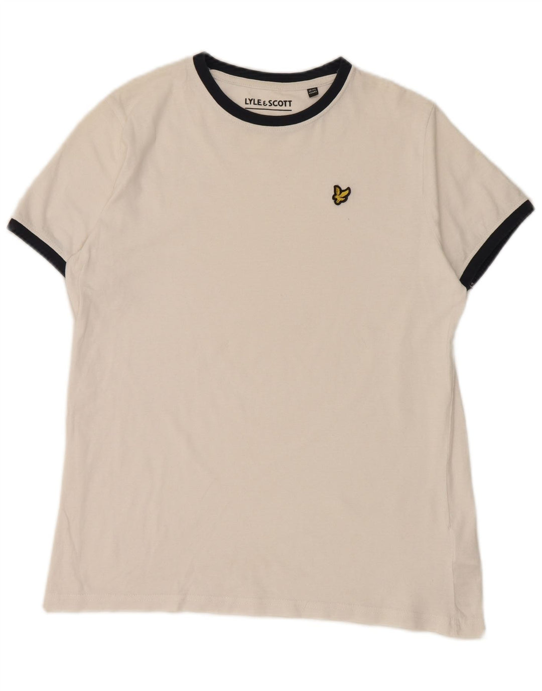 LYLE & SCOTT T-Shirt-Oberteil für Jungen, 12–13 Jahre, weiße Baumwolle
