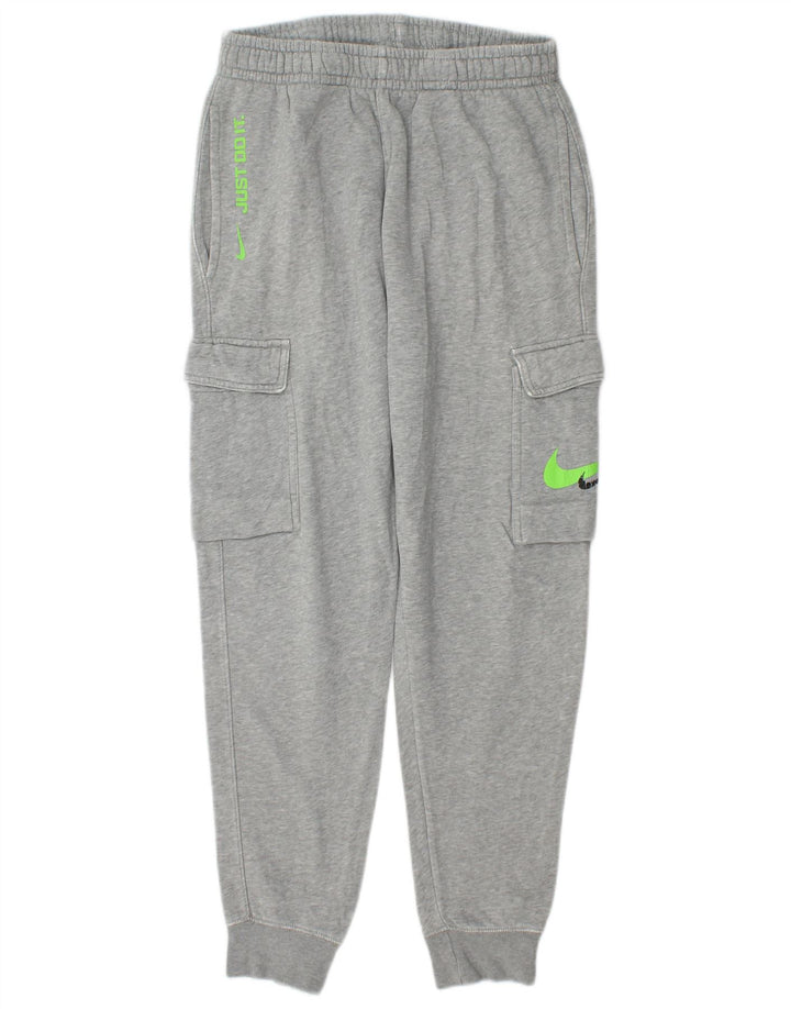 Nike Herren Graphic Cargo-Trainingshose, Jogginghose, Größe S, Grau meliert