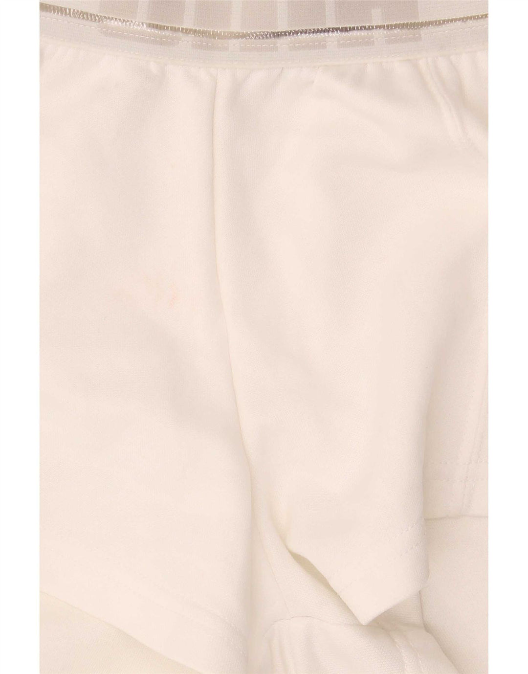 Puma Damen Graphic Sport Shorts UK 8 Small Weiß Polyester