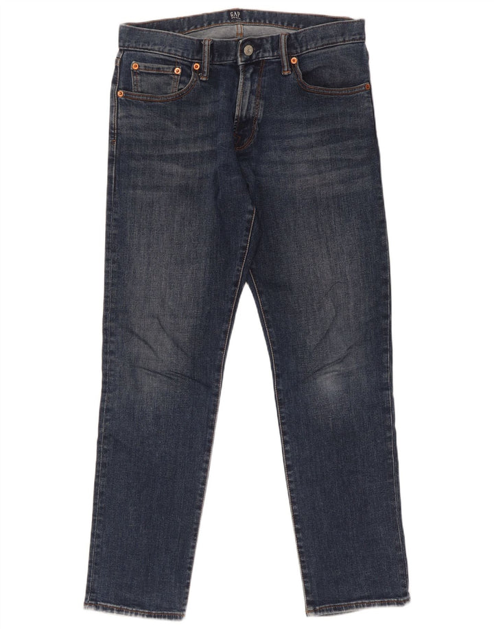 Gap Herren Slim Jeans W30 L30 Marineblau Baumwolle