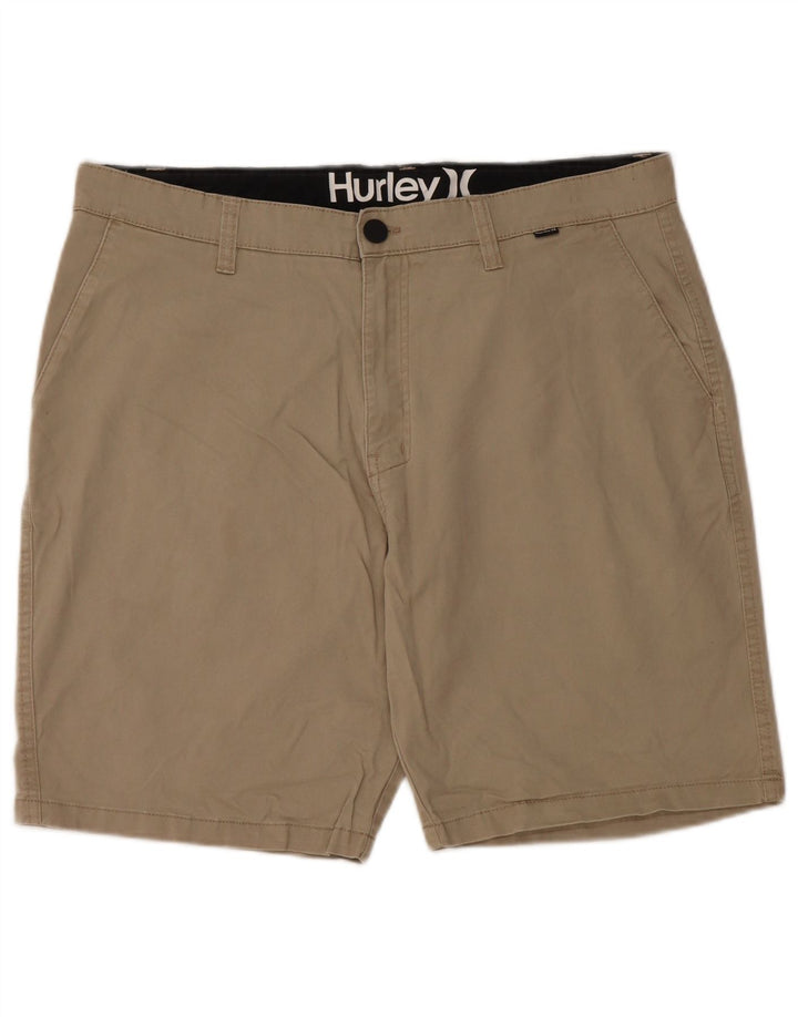 Harley Herren Chino-Shorts W36 Large Beige Baumwolle