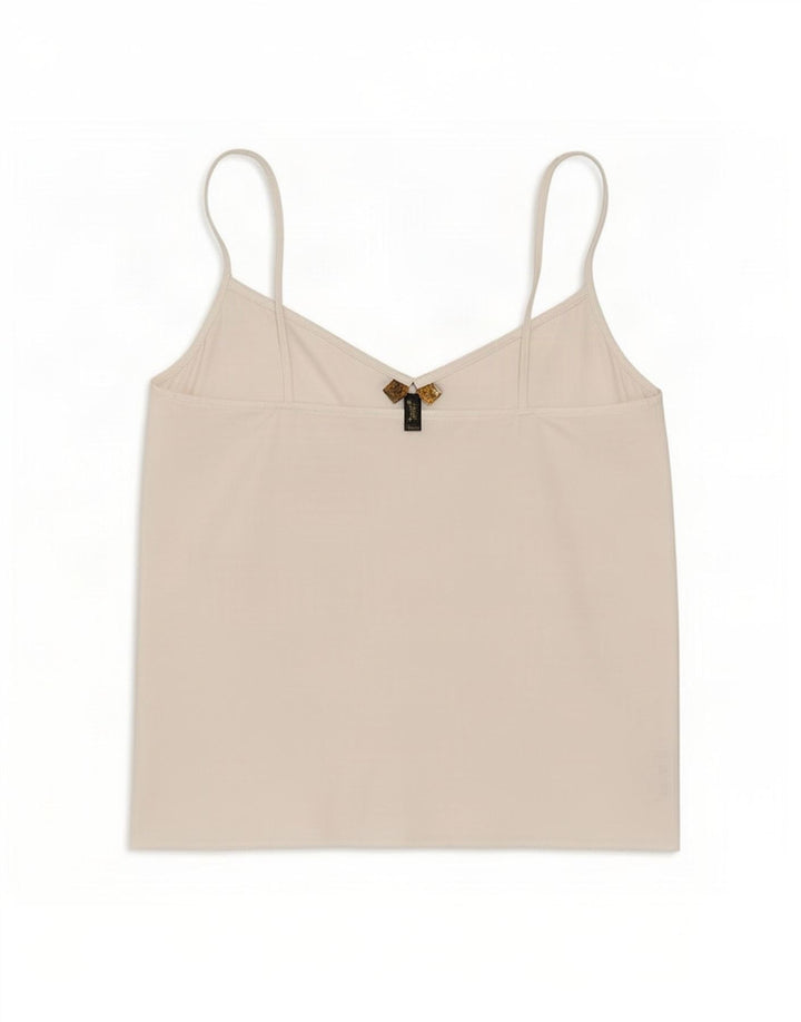 Lipsy Damen Cami Top UK 8 Small Weiß Polyester