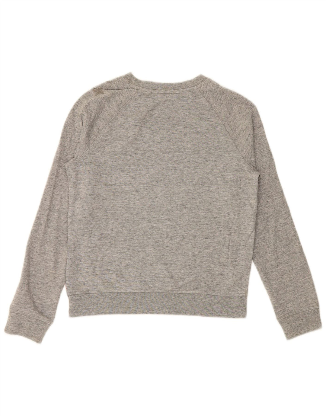 LEVI'S Womens Sweatshirt Jumper UK 6 XS Grey Cotton