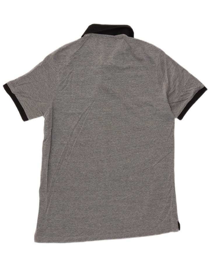 CARRERA Herren Rugby-Poloshirt aus mittelgrauer Baumwolle