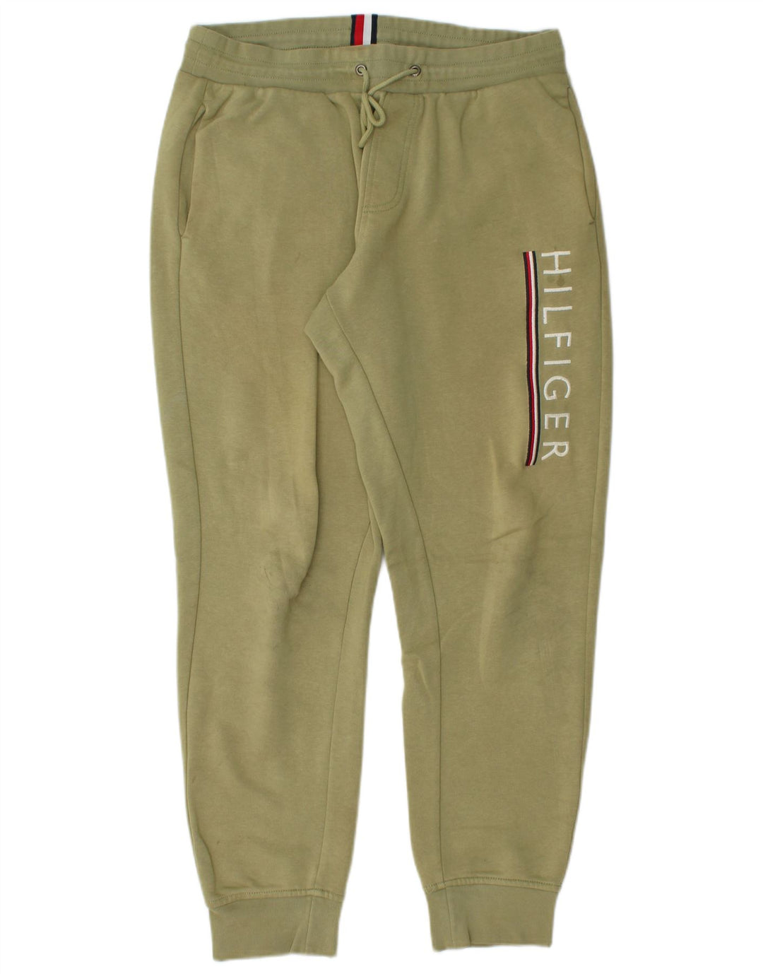 TOMMY HILFIGER Herren-Trainingsanzug mit Grafik, Jogginghose, Mittelgrün