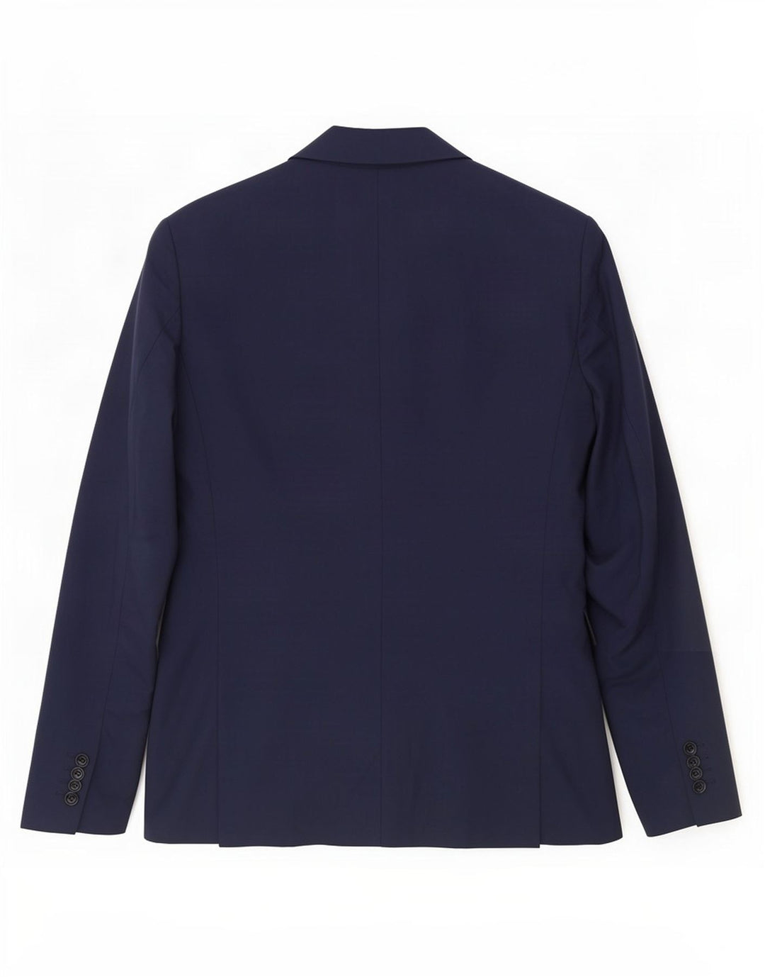 Zara Herren-Blazerjacke mit 2 Knöpfen, EU 46, klein, marineblau, Polyester