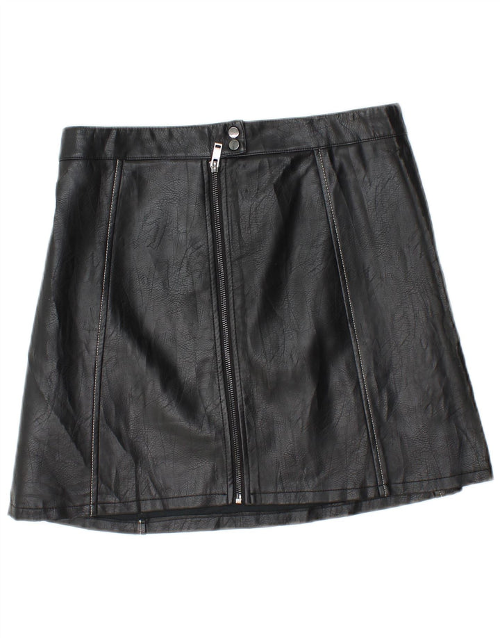 Zara Damen Minirock Large W30 Schwarz