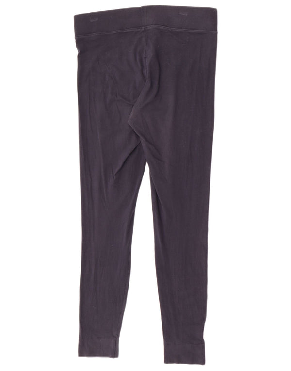 Marks & Spencer Damen Leggings UK 12 Mittel Marineblau Baumwolle