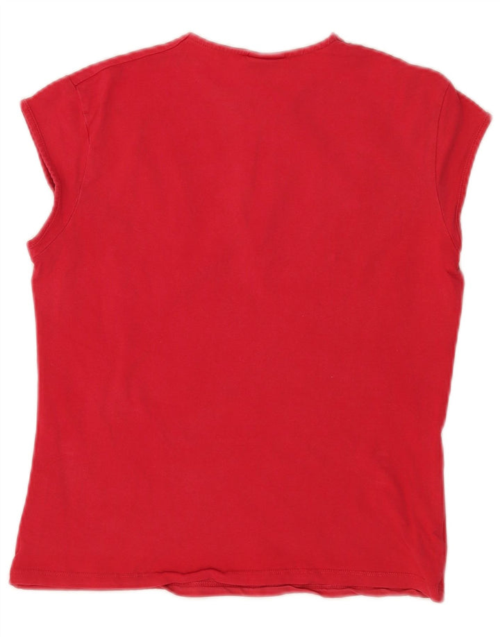 Nike Damen Weste Top UK 16/18 Large Rot