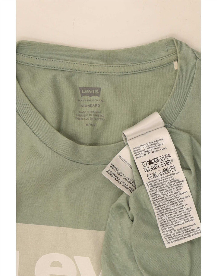 Levi's Herren-T-Shirt mit Standard-Passform aus mittelgrüner Baumwolle