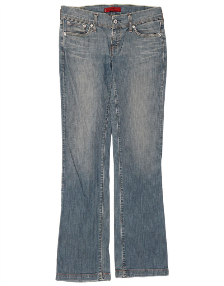 Levi's Damen Eve Straight Jeans W31 L34 Blaue Baumwolle