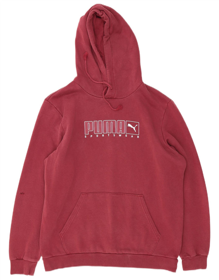 Puma Herren Graphic Hoodie Pullover Medium Burgund