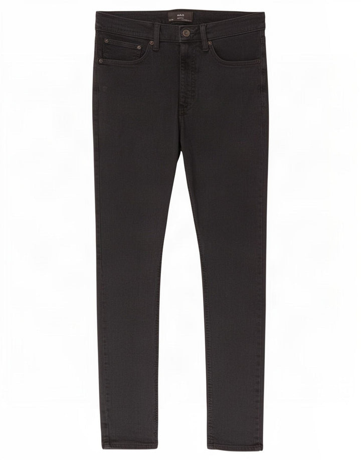 Marks & Spencer Slim-Jeans für Damen, W32, L30, schwarze Baumwolle