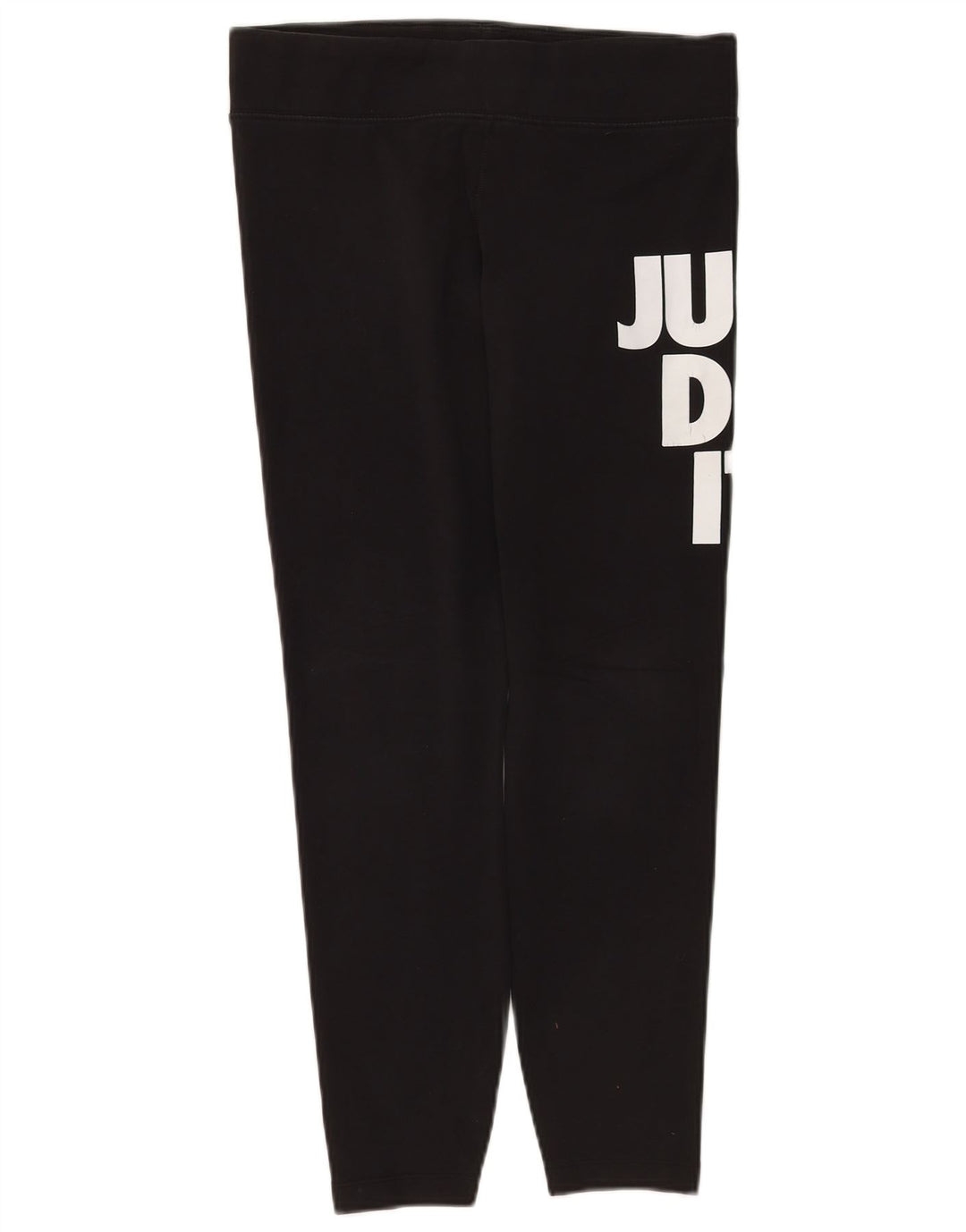 Nike Damen Graphic Leggings UK 16 Large Schwarz Baumwolle