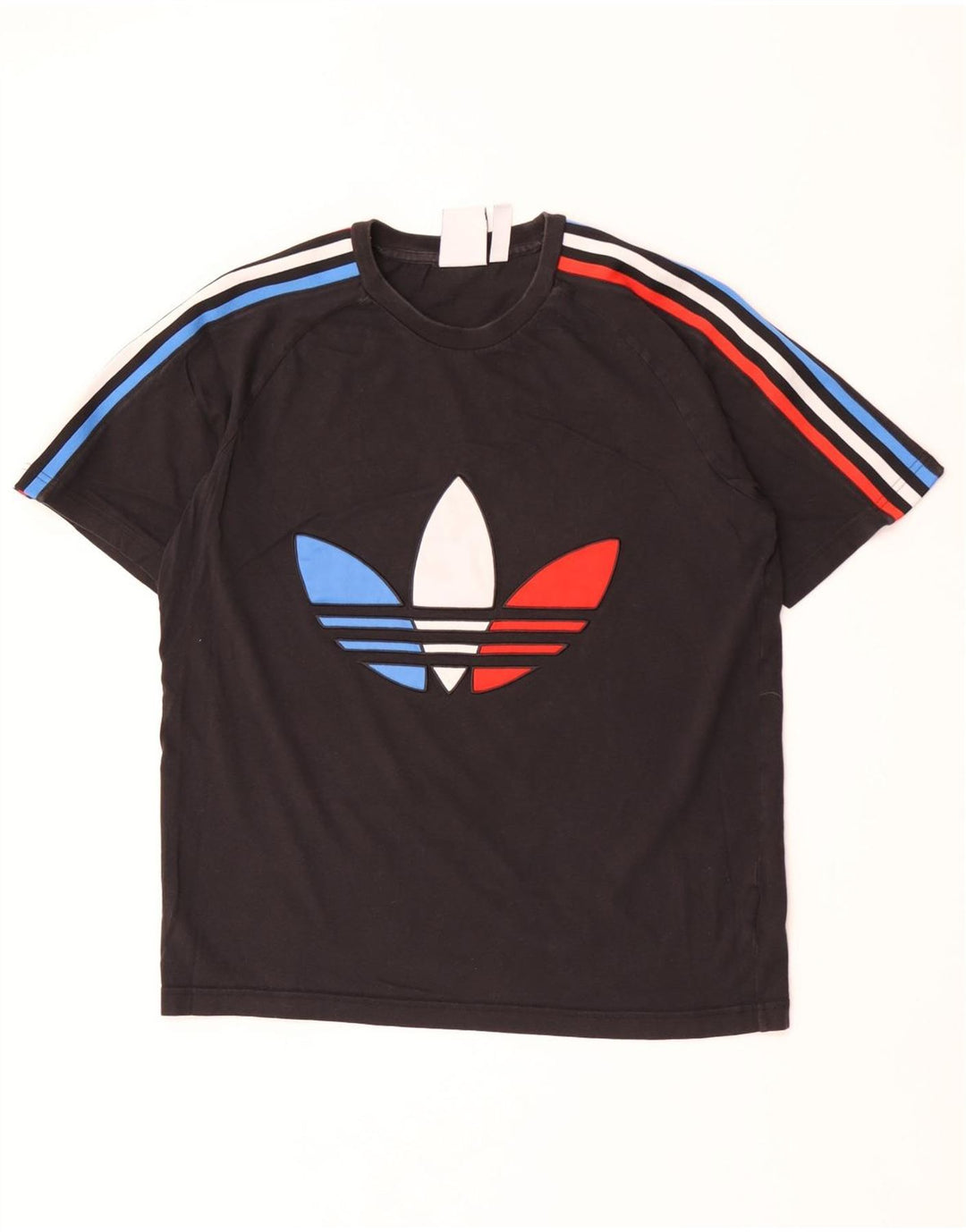 Adidas Herren Grafik T-Shirt Top Medium Schwarz Baumwolle